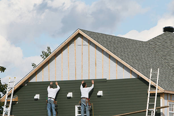 Professional Siding Replacement technician working in Pine Lake, GA